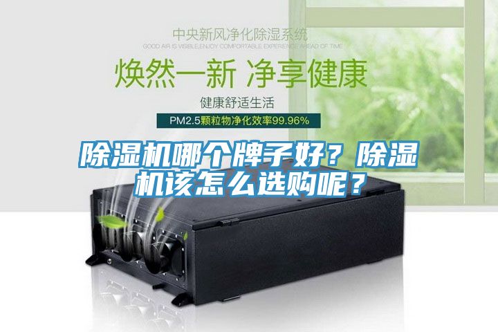 除濕機哪個牌子好？除濕機該怎么選購呢？