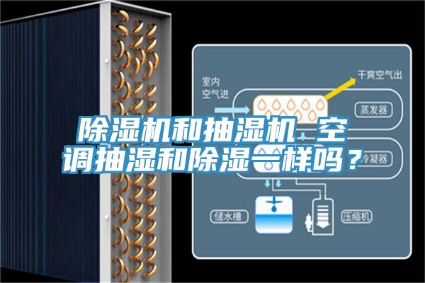 除濕機和抽濕機 空調(diào)抽濕和除濕一樣嗎？