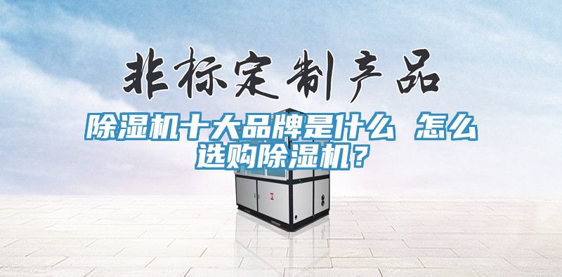 除濕機十大品牌是什么 怎么選購除濕機？