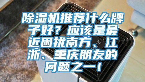 除濕機推薦什么牌子好？應(yīng)該是最近困擾南方、江浙、重慶朋友的問題之一！