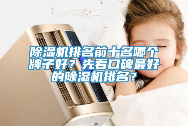 除濕機排名前十名哪個牌子好？先看口碑最好的除濕機排名？